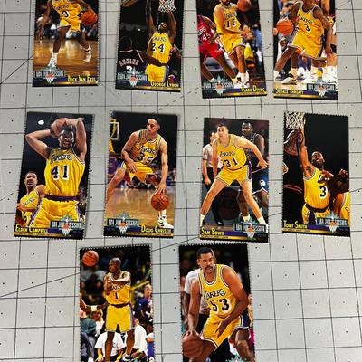 Collectible Sports Cards: NBA JAM Session 10 Card set LAKERS 