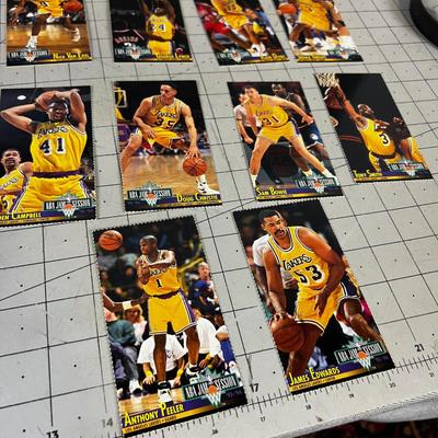 Collectible Sports Cards: NBA JAM Session 10 Card set LAKERS 