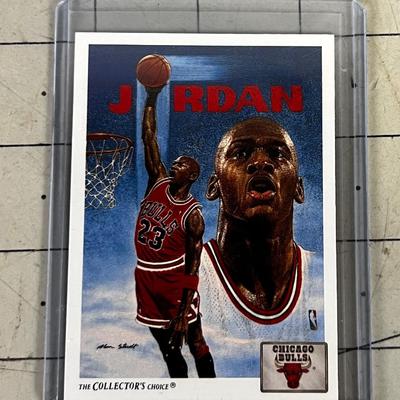Collectible Sports Cards: Michael Jordan 1991 Collectors Choice Card 