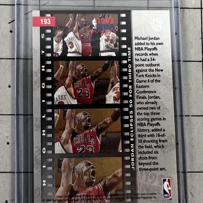 Collectible Sports Cards: Michael Jordan 1993 NBA Play offs Upper Deck.