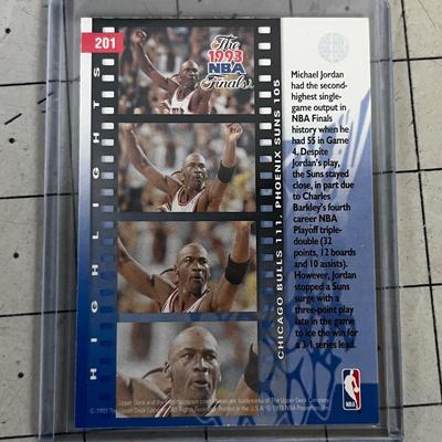 Collectible Sports Cards: Michael Jordan 1993 NBA Finals Game 4 Card Upper Deck 