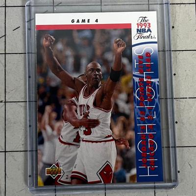 Collectible Sports Cards: Michael Jordan 1993 NBA Finals Game 4 Card Upper Deck 