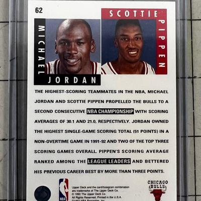Collectible Sports Cards: 1992 Michael Jordan Scotty Pippin Upper Deck 