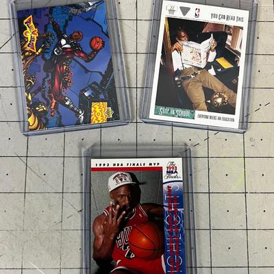 Collectible Sports Cards: (3) Michael Jordan Cards 