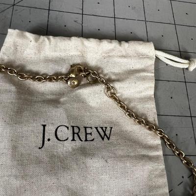 J CREW Colorful Cut Stone Necklace 