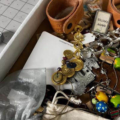 Earrings, Pins, Parts & Pieces LOT