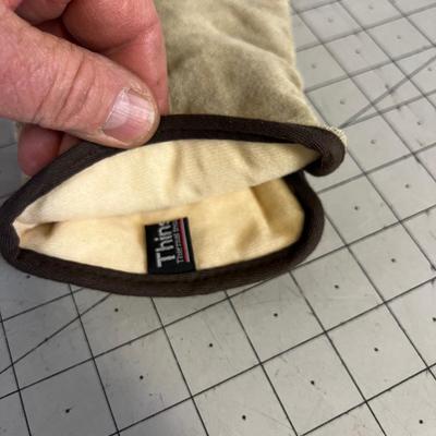 Men's Size Medium Leather and Thinsulate Work Gloves
