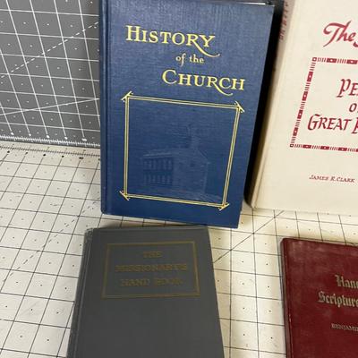 5 LDS Church Books