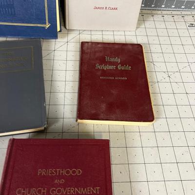 5 LDS Church Books