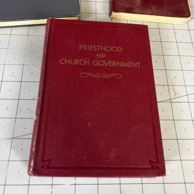 5 LDS Church Books