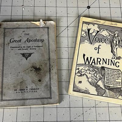 2 Early 1900's LDS Booklets 