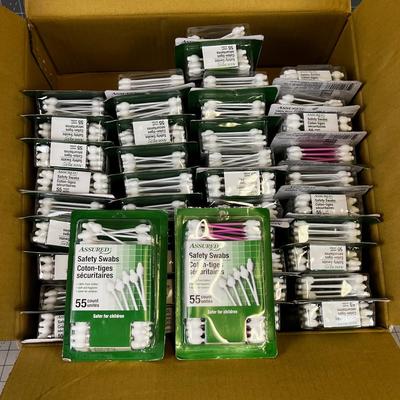 Large Case of Assured SAFETY SWABS NEW 
