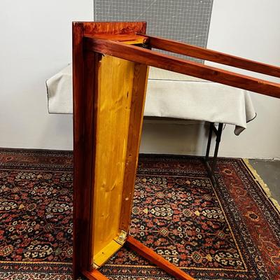 Pine Sofa Table  Stained RED 