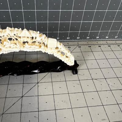 Carved Tusks Asian Design