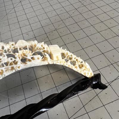 Carved Tusks Asian Design