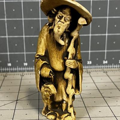 Asian Figurine BONE Carved