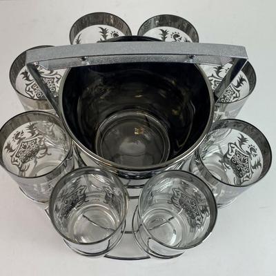 mcm GUARDIAN SHIELD SILVER KNIGHT BARWARE SET 