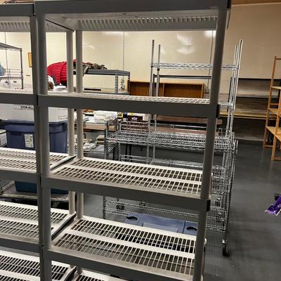 2 Strong KETER Brand  PLASTIC Garage Shelves