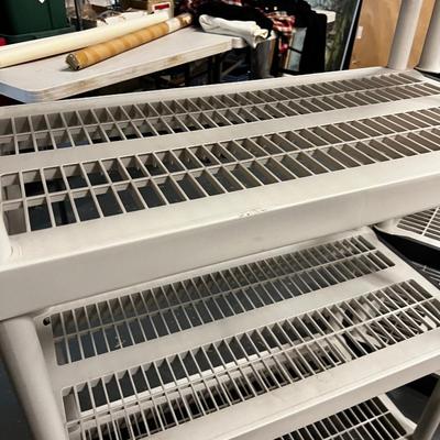 2 Strong KETER Brand  PLASTIC Garage Shelves