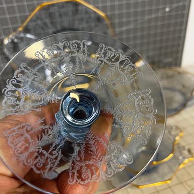 Sapphire Blue Glass, some are serving Ware
