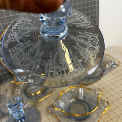 Sapphire Blue Glass, some are serving Ware