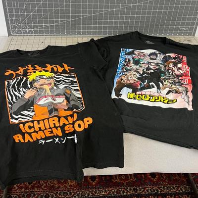 2 Anime T-Shirts: Ramen & Something Else
