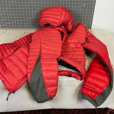 BROOKS RANGE Red Puffer Jacket 