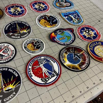 Collection of Apollo Astronaut Patches