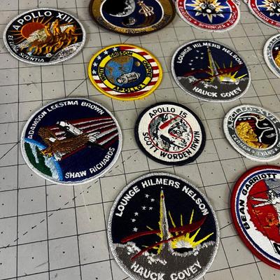Collection of Apollo Astronaut Patches