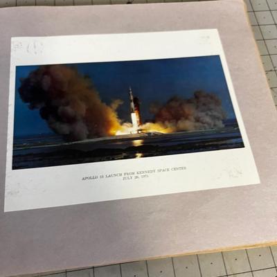 Scrapbook full of NASA Souvenir Photographs