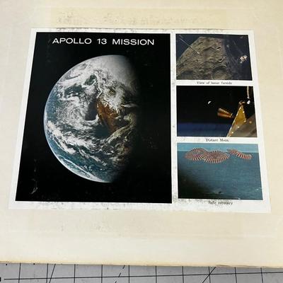 Scrapbook full of NASA Souvenir Photographs