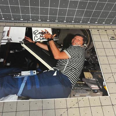 4 Photos of Astronauts with 3 Autographs