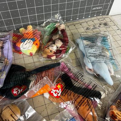 McDonalds Beanie Baby Toys From Happy Meals. 