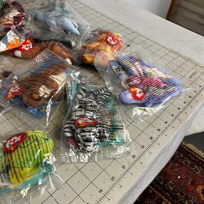 McDonalds Beanie Baby Toys From Happy Meals. 