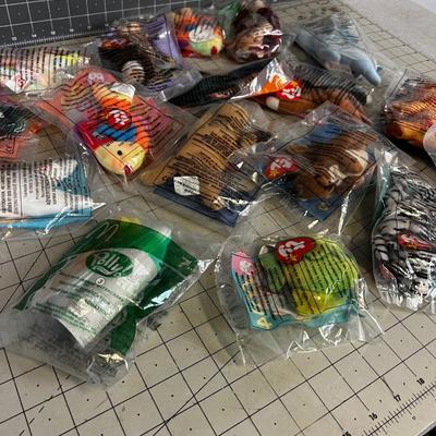 McDonalds Beanie Baby Toys From Happy Meals. 