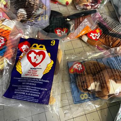 McDonalds Beanie Baby Toys From Happy Meals. 