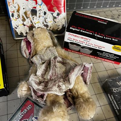 MIXED LOT: Cards, Games, Stuffies, Amazon Wand, Movies 
