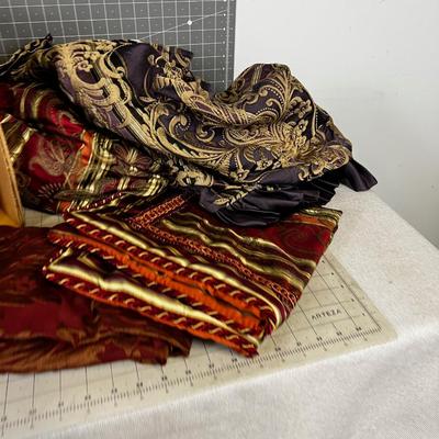 Rich Tapestry Style Shams and Valances MIX LOT
