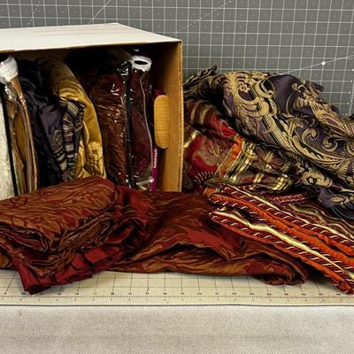 Rich Tapestry Style Shams and Valances MIX LOT