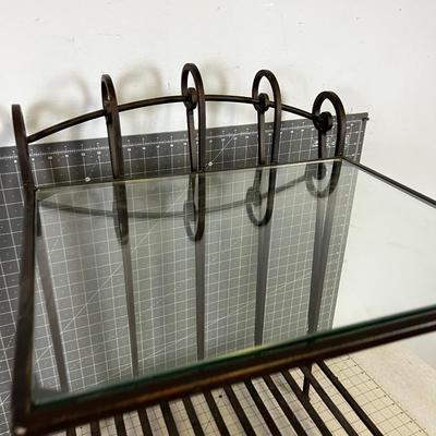 Wrought Iron End Table
