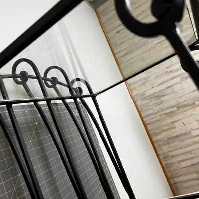 Wrought Iron End Table
