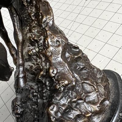 Fredrick Remington BRONZE Sculpture Titled: Mountain Man 