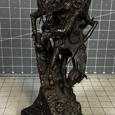 Fredrick Remington BRONZE Sculpture Titled: Mountain Man 