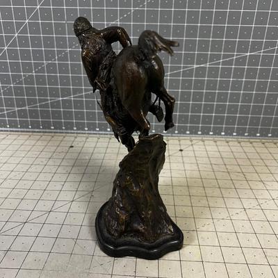 Fredrick Remington BRONZE Sculpture Titled: Mountain Man 