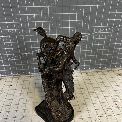 Fredrick Remington BRONZE Sculpture Titled: Mountain Man 