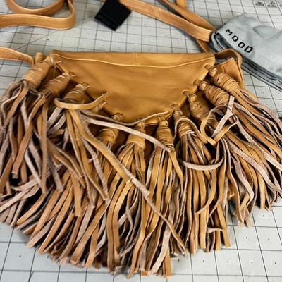 DAY & MOOD Fringed Leather Purse 