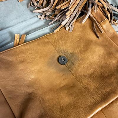 DAY & MOOD Fringed Leather Purse 