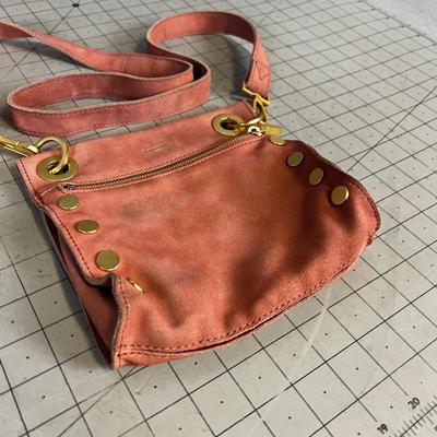 HAMMITT Los Angels Pinky Peach Cross Body Suede Leather 