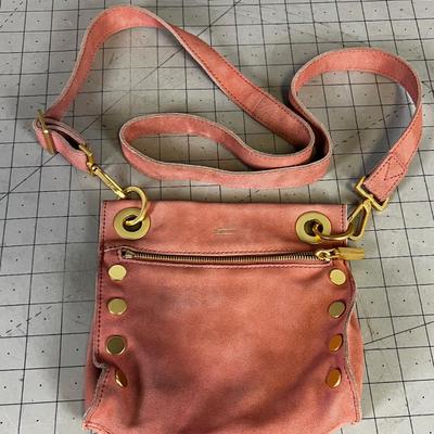 HAMMITT Los Angels Pinky Peach Cross Body Suede Leather 