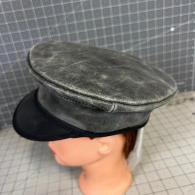 American Hat Makers Leather Cap NEW 